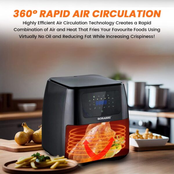 SONASHI Digital Air Fryer - Image 5